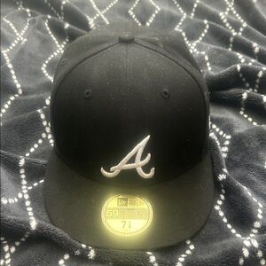 New Era Black and White Patterned Cap